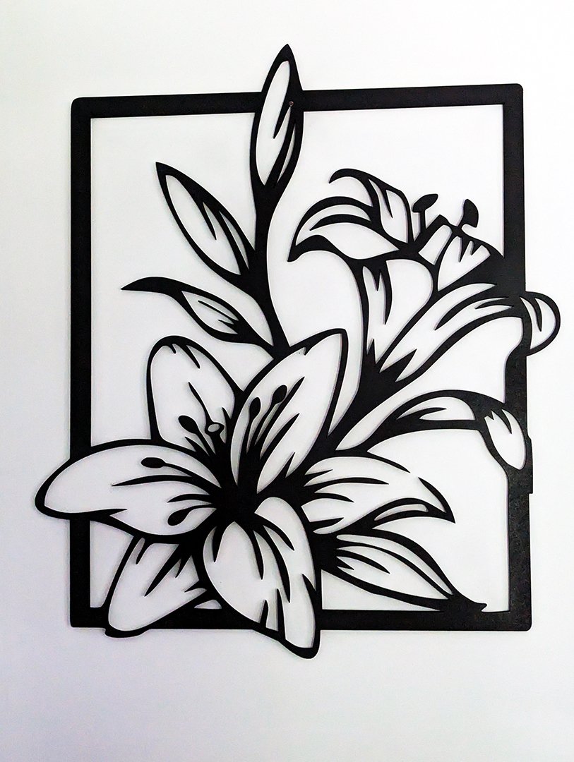 Wall Lily – Laser Cut Wall Art
